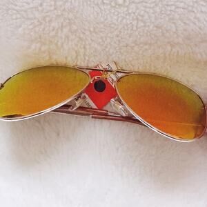 Zane Orange Polarized Mirrored Sunglasses